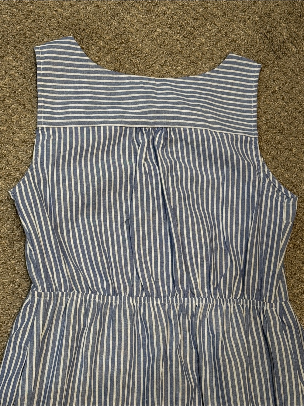 Striped Bow Front Dress - Picture 5 of 10